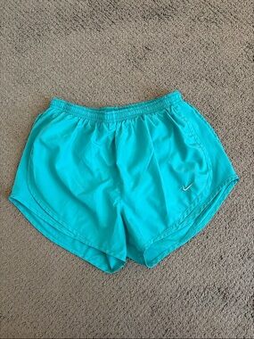 Nike Dri-Fit Women’s Turquoise Athletic Running Shorts